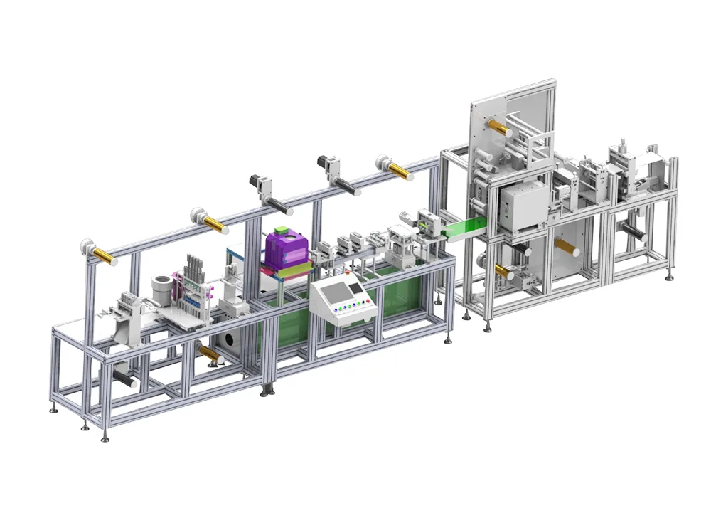 Multi-row EKG elektrode produktionsmaskine
